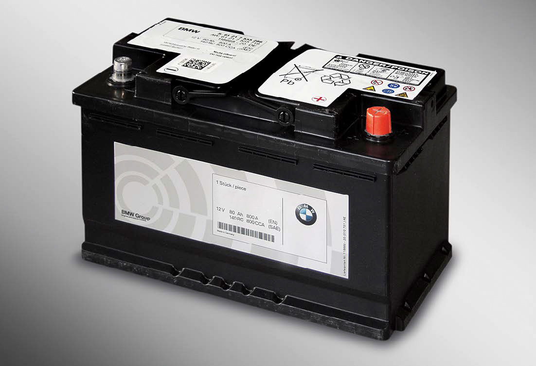 BMW Original BMW AGM Battery 12V, 70AH, 720A - buy 61216805461 | BMW Online  Shop