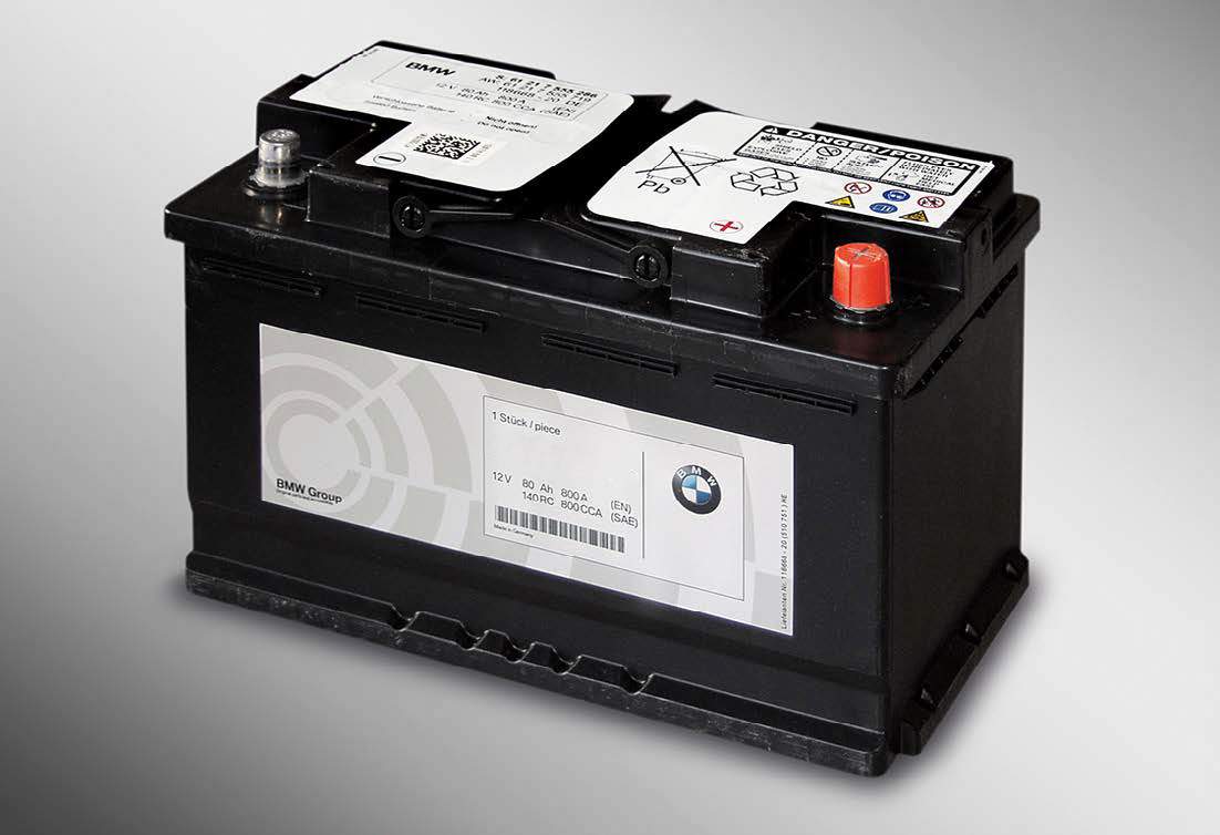 BMW Original BMW AGM-Batterie 12V, 50AH, 570A - 61219364597 kaufen | BMW  Online Shop