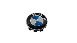 BMW Auto-Fußmatte Original BMW Emblem 50 Jahre M Edition Ø 82mm Motorhaube  Frontklappe (1 St)