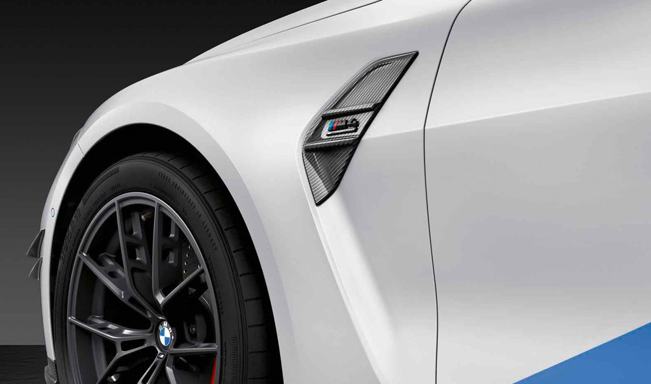 BMW M Performance Zierleiste Lufteinlass Kotflügel M4 links